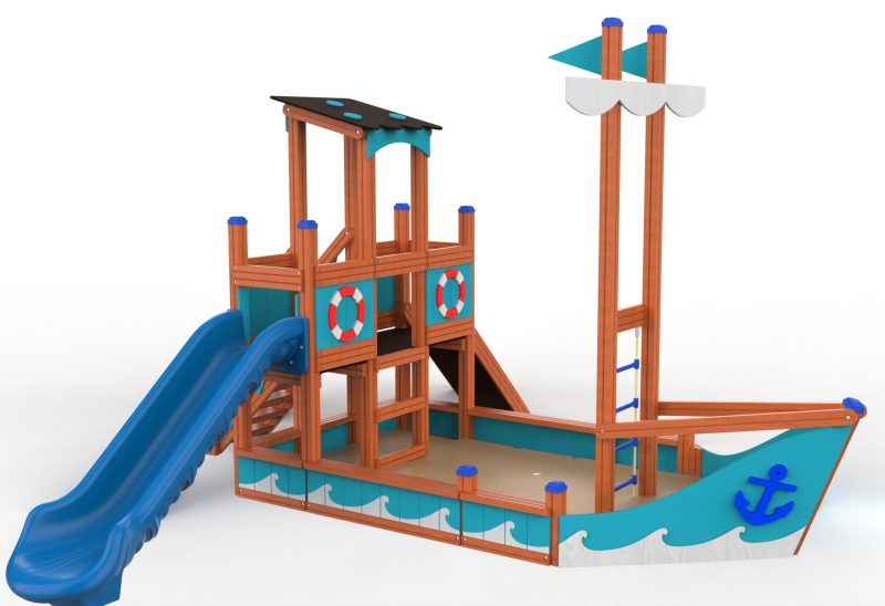 Fisher Boat – wooden children's playground