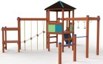Hexagon II – wooden children's playground