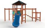 Hexagon II – wooden children's playground