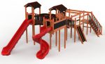 Pirate Star Earth Nature – natural wooden playground