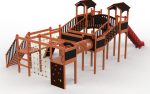Pirate Star Earth Nature – natural wooden playground