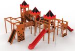 Space Ship Castle – wooden castle playground