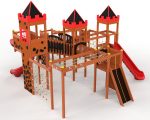 Space Ship Castle – wooden castle playground
