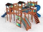 Space Ship – wooden children's playground