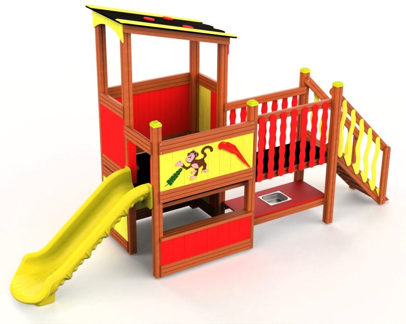 Village House – wooden children's playground